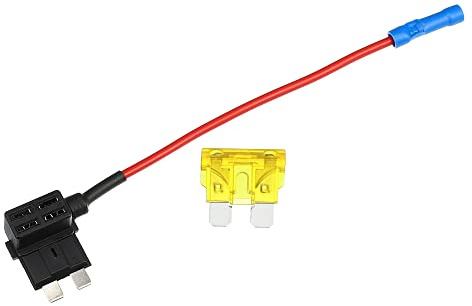 X AUTOHAUX Kit de fusibles estándar de 12 V con 1 fusible estilo hoja de 20 A para coches y barcos