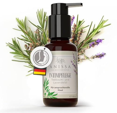 Anissa Naturkosmetik Intimpflege Damen100ml - Natürliche Pflege für empfindliche Haut, pflegend, feuchtigkeitsspendend, entzündungshemmend, regenerierend & vegan