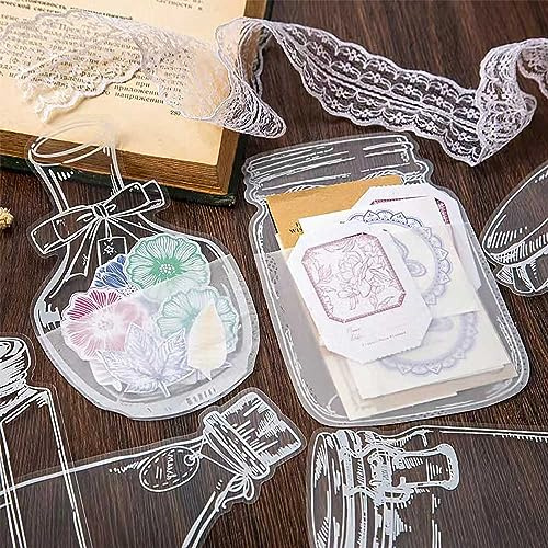 40Pcs Transparent Dried Flower Bookmarks Kaluofan DIY Beautiful Flower Page | Handmade Dried Flower Bookmark, Dried Flower Bookmarks, DIY Dried Flower Bookmark