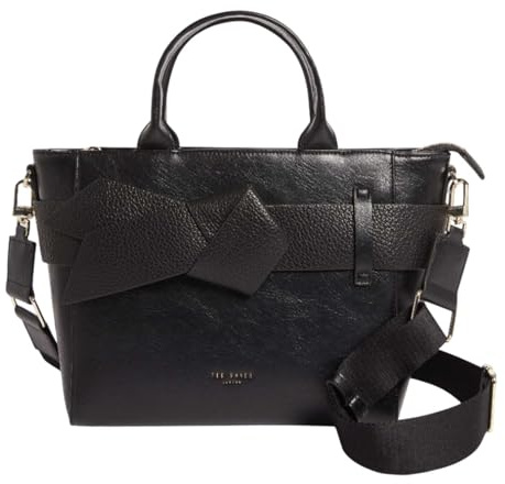 Jimisie Unisex mini Knot Bow Bag Tasche, Schwarz
