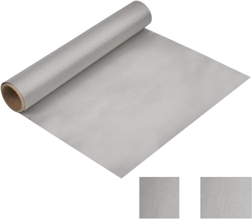 Yoeoefuo Drahtgitter Feinmaschig Metallgitter 120 Mesh Edelstahl Gitter 1x5m 1x10m 1x15m Mäusegitter Filternetz Wühlmausgitter Fliegengitter Rolle Filtersieb Blatt Drahtgeflecht(Size:1x1m)