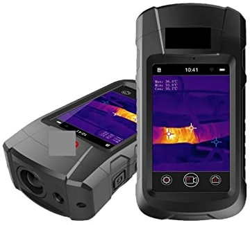 Termocamera professionale, Termocamera a infrarossi Telecamera termica for visione notturna HD Supporto for il rilevamento del circuito di ricerca all'aperto Strumenti per la risoluzione dei problemi