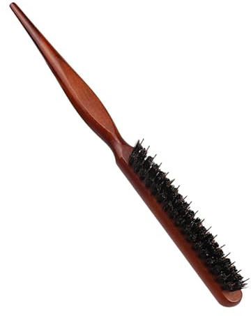 Hair Brush With Bristles Wooden Hair Brush Natural Bristle Borst Smoothing Hair Tool Detangling Borst Miljövänlig Hårborste Vård Tillbehör Gentle Bristle Brush All Hair Types Borstsalong