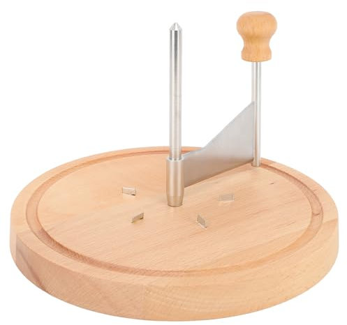 Cheese Flower Cutter Cheese Curler Professional, Ergonomic, for Hard Cheeses, Premium Beech Wood & Stainless Steel, Easy to, Convenient Storage