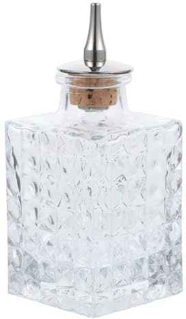 VALICLUD Botella De Bitter De Vidrio Pequeña Botellas De Bitter Decorativas Hogar Tapa De Corcho para Cócteles