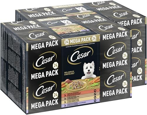 CESAR® Schale Multipack Landragout 4 Varietäten 2 x 24 x 150g