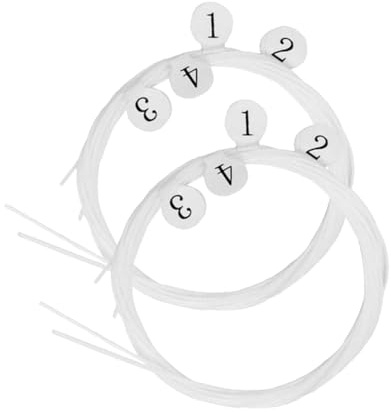 HONITANO 8 Stück Teiliges Ukulele-saiten-set Transparent Nylon Langlebig Ersatz Saiten Zubehör für Anfänger und Erfahrene Spieler Einfache Montage Geeignet für Ukulele Instrument