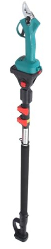 MasYosh Forbici da Potatura a Batteria, Potatore Elettrico con Motore Brushless da 600 W con Batteria Al Litio da 3,0 Ah e Lame in Acciaio SK5, per Tagliare Rami di Alberi Fino a 1,2 (Spina europea)