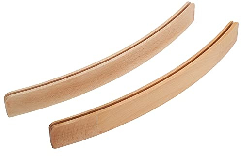 Fabater Träställ för Spelkortshållare för Pokerkortspel, Handsfree Design för Artrit, 2-pack Handgjorda Tallkorthållare för äldre Barn