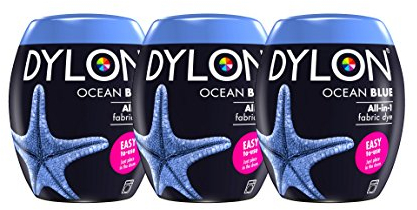 New Dylon 350g Ocean Blue Machine Dye Pod 3 Pack