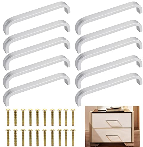 LYTIVAGEN 10 PCS Tiradores de las Puertas del Armario de la Cocina Tirador de Barra Manija Barral de Acero Inoxidable Tirador para Mueble para Cajones Puertas de Gabinete o Cocina