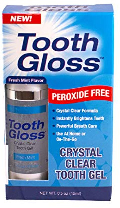 Teeth Whitening Tooth Gloss Crystal Clear Tooth Gel Made in USA
