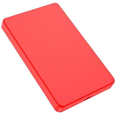 Hard disk esterno HDD da 2 Tb / 500 Gb / 120 Gb, portatile USB 3.0 Backup, adatto per computer desktop, Ps4, laptop, smartphone TV, Xbox One e altri dispositivi (1 TB, rosso)