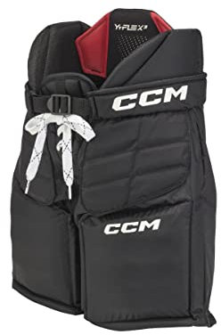 CCM YTFlex 3 Goalie Hose Bambini, Größe:S/M, Farbe:schwarz