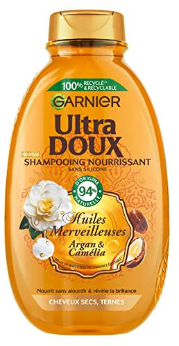 Garnier Ultra Doux Shampooing Nourrissant huile d'argan camélia 300 ml