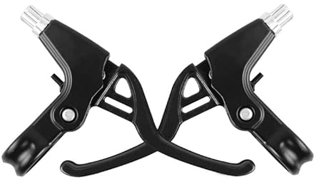PIQIUQIU 1 Paio di Leve del Freno della Bicicletta, Lega di Alluminio Completa MTB Road Bike Grips Freno Freno Freno Freno Freno Freno, 2,2 cm Diametro Parti della Bicicletta (Nero)