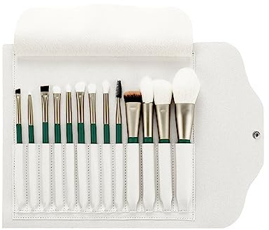 Durratou 13 st makeupborstset gratis pulver borste ögonskugga borste set med skönhetsverktyg