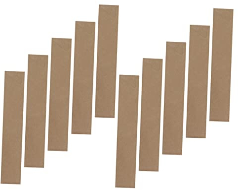 MAGICLULU 100 Stück Kraftpapier Besteckbeutel Praktische Verpackungstasche für Essstäbchen und Besteck für Bbq und Unterwegs mit Robustem Material