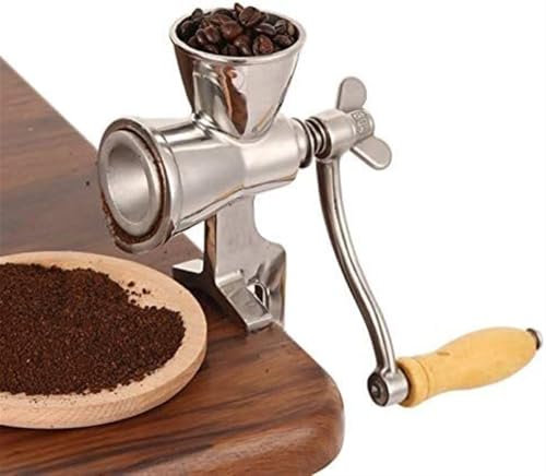 Manual Grain Grinder ，Cast Iron Grinder Grain Mill Crank Manual Corn Wheat Coffee Flour Nut Spice Crusher Home Kitchen Hand Machine Tool