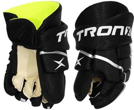TronX Force Ice Hockey Gloves - Durable & Lightweight Protective Equipment for Hockey Players for Youth, Junior & Senior (9 Inch)