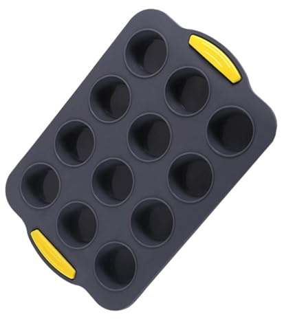 CLISPEED Stampo Per Muffin Da Tazze Teglia Per Torte in Silicone Antiaderente e Resistente Per Cucinare Muffin e Cupcake Al Forno