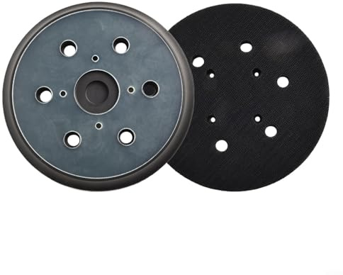 Eawfgtuw Para 2 discos de lijado de 6 pulgadas y 150 mm con 6 agujeros para lijadora orbital aleatoria, disco de respaldo de repuesto para molienda y potencia de pulido