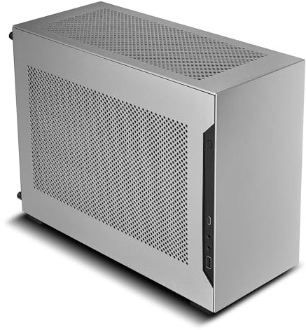 Lian Li Boîtier PC A4-H2OA5 Mini-ITX, GPU à Montage Triple, extérieur en Aluminium et intérieur en Acier SPCC, AIO 240 mm, Disposition Sandwich SFX, PCIe 5.0, Prend en Charge Le Bloc d'alimentation