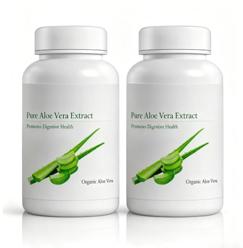 (Paquete De 2) Complejo De Aloe Vera, Promueve La Salud Intestinal