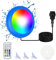 KWODE LED Illuminazione della piscina subacquea per parete della piscina della struttura, magnete subacqueo 10W RGB con 18 perline LED, IP68 impermeabile, cavo 7m