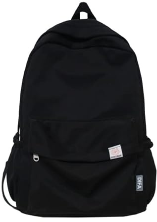 KTTGYRE Schulrucksack Wasserdichtes Nylon Frauen Rucksack Frauen Reisetasche Rucksäcke Schulbag Für Teenager Mädchen Solid Color Bookbag