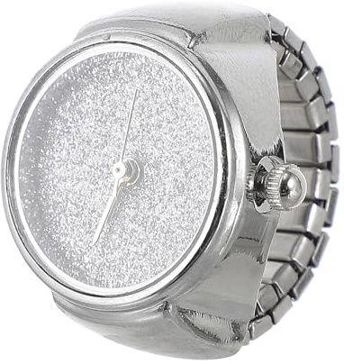 HOMSFOU Ringuhr Liebesschmuck Ringuhr Ringe Für Damen Modische Uhren Für Damen Herrenuhren Fingeruhr