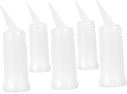 DOITOOL 5pcs Hair Spray Bottle Portable Water Sprayer for Salon Use Refillable Plastic Shampoo Containers for Travel Hair Washing