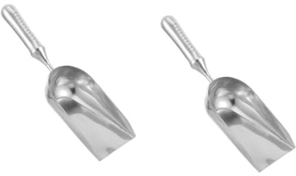 BESPORTBLE 2 Pièces truelle à Main de Jardin Pouvoir Outils de Jardin Tondeuse haie soulevé Age Gardening Tools Pelle à Main de en Acier Pelle Multi-Usage Acier Inoxydable Silver