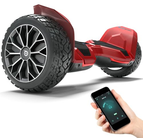 Bluewheel HX510 Hoverboard Offroad 8,5 Zoll, Dual Motor, App, Kindermodus | Bluetooth-Lautsprecher, LED-Beleuchtung, robuste SUV-Reifen, App-Steuerung, Kindersicherheitsmodus, bis 120 kg belastbar