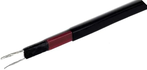 UGUGU Cavo riscaldante in Gomma siliconica autoregolante da 12 V CC - Filo riscaldante a Bassa Tensione for Protezione dal Gelo e Riscaldamento(5 Meters)