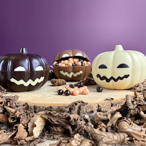 Citrouille en chocolat fête Halloween chocolat noir - Coffret CADEAU chocolat hallowwen 300g