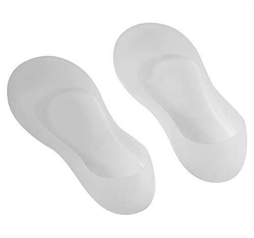 Calzini in Silicone Idratanti per Spa, Manicotto Antitaglio Tallone per Donne e Uomini, per Pelle Dura, Colore Bianco (S)