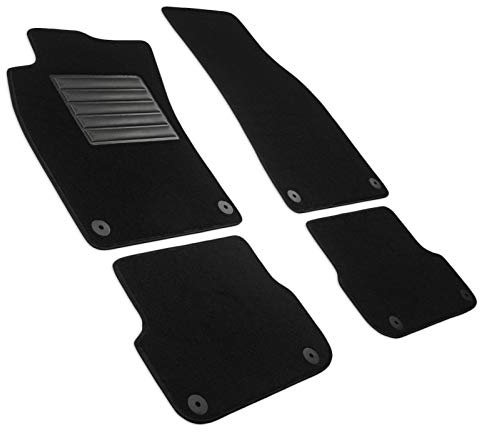 MTM SP-200 Tapis sur Mesure en Velour pour Audi A6 (C6) / A6 Avant (C6) 03.2006>02.2011, black