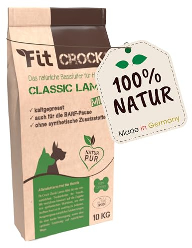 cdVet Fit-Crock hundfoder torr klassisk lamm mini 10 kg, garnfri