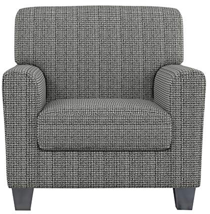 ZNSAYOTX 2 Piece Chair Covers for Living Room with Arms Anti Slip Stretch Arm Chair Slipcovers Sofa Armchair Slipcover Machine Washable Furniture Protector (Black and White, Chair)