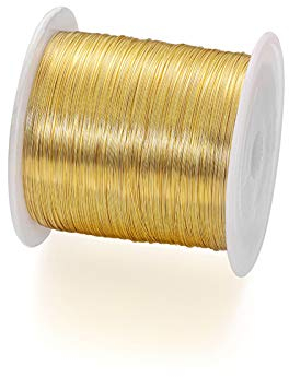 Geeyu ZHaonan-Kupferkabel 1Roll 0,3-1mm Massivfarbefast Keine Verfärbung, Kupferdraht, Nicht verblassen, Perlenschnur Perlen Draht DIY für Schmuckherstellung Ersatzteile