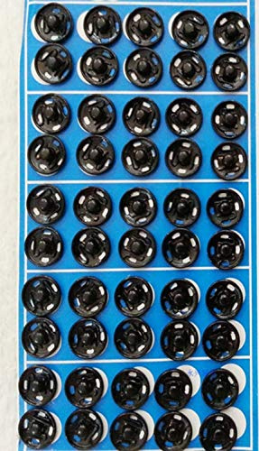 Fat-catz-copy-catz 20x Black Tone Metal Press Studs Buttons 10mm Snap Closing Fasteners Dress Coat Titch Twitch Sew On Baby Buttons Pewter Craft Rapid Rivet Making Poppers Tool