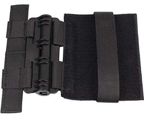 Perfeclan Schnallen Set Kummerbund Adapter System Quick Disconnect High für die Jagd Jpc Cpc, SCHWARZ