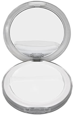 Sonew Boîte de Poudre Libre Rechargeable Vide 3 G, Contenant de Fard à Joues de Réglage de Maquillage Portable Avec Houppette, Étui en Plastique Réutilisable