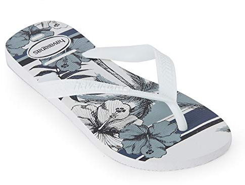 Havaianas Aloha Homme FlipFlop White/White/Green 35 EU