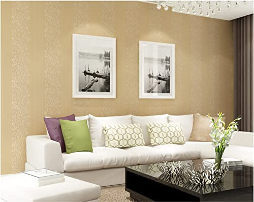 Creme Farben Vliestapete Moderne Minimalistische Vertikale Streifen Tapete 3D Geprägt Tapete für Wohnzimmer Schlafzimmer TV Hintergrundwand - 0,53 m x 9.5 m