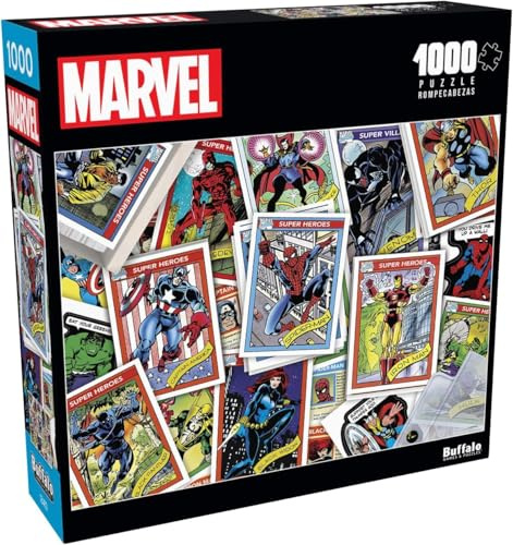 Buffalo Games - Marvel - Sammelkarten - 1000 Teile Puzzle