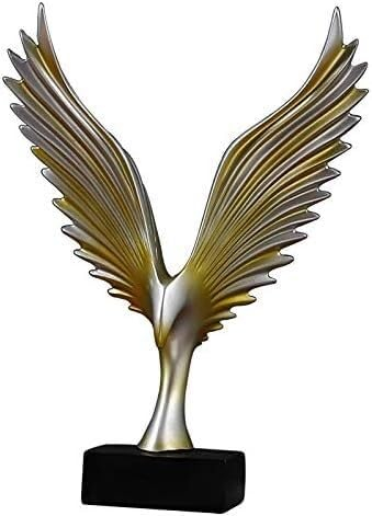 MIFANI Deko-Statue, Statue, Skulptur, Tischdekoration, Dekoration, Geschenk, Kunsthandwerk, handbemaltes Polyresin, Heimdekoration, Klavierzimmer, Kunsthandwerk, Geschenke – Adler, A (Size : A)