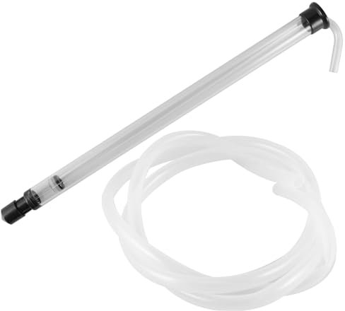 ABOOFAN Auto Siphon Wine Tube 35cm Mini Syphon 125cm Soft Hose for Wine and Beer Making Liquid Transfer Black
