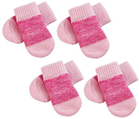 BESPORTBLE rutschfeste Hundesocken Aus Polyester Elastisch Bequeme Haustiersocken Pfotenschutz Innenbereich Für Kleine Und Mittlere Hunde